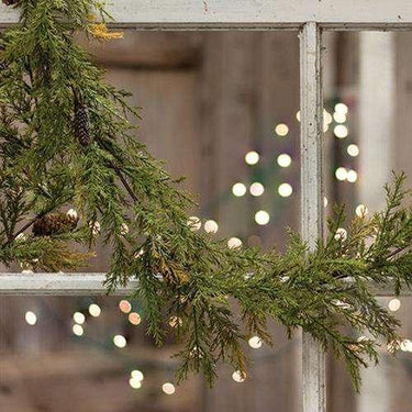 Prickly Pine Garland, Moss Green, 6ft - The Fox Decor